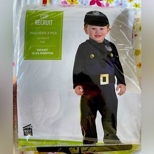 Baby Cop Costume 12-24M